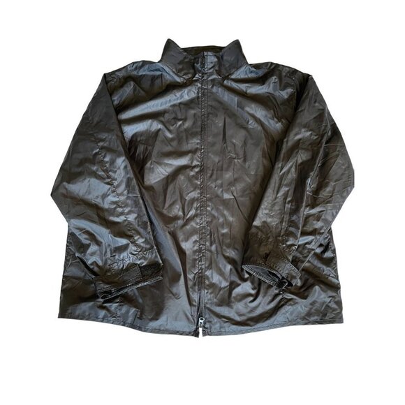 Lauren Ralph Lauren Women's Windbreaker Jacket Plus Size 2X Black Mesh Lining - Picture 13 of 13